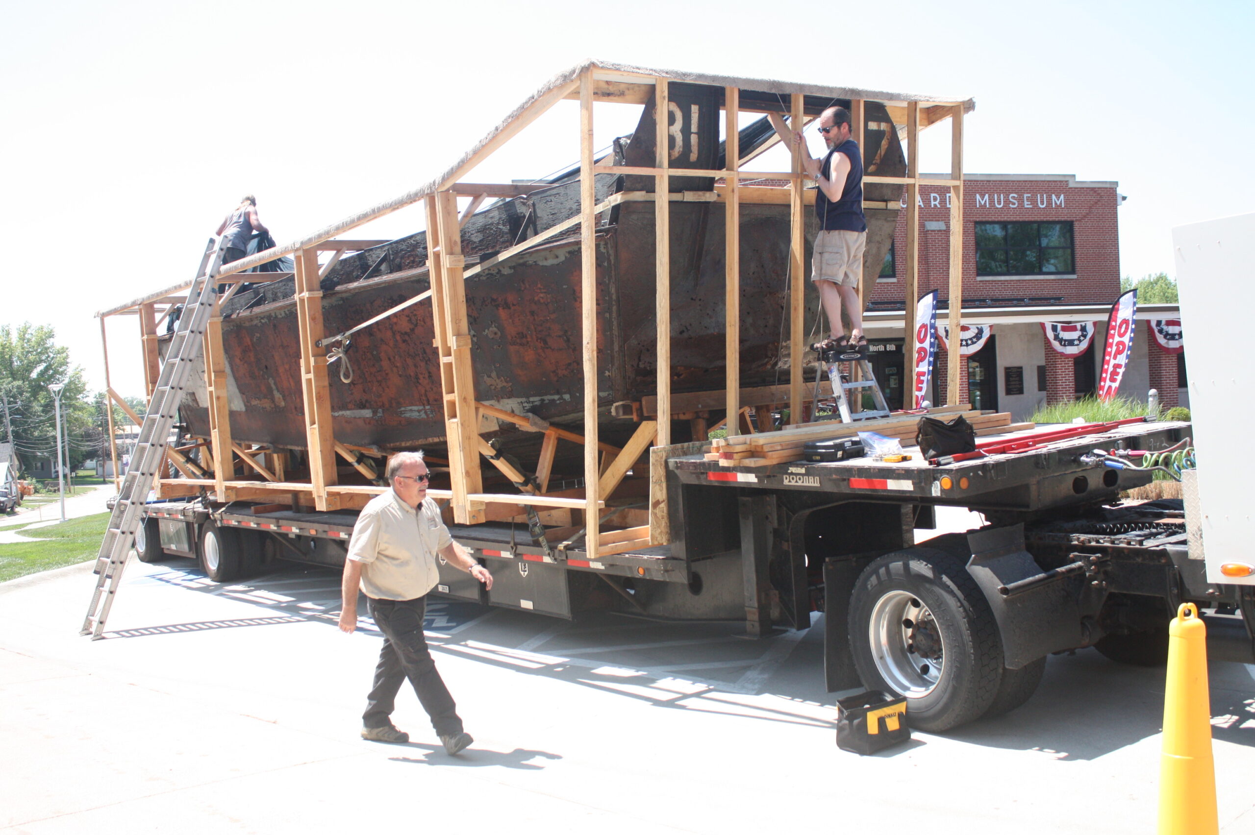 We transported a Higgins Boat across the country. Here’s how we did it.